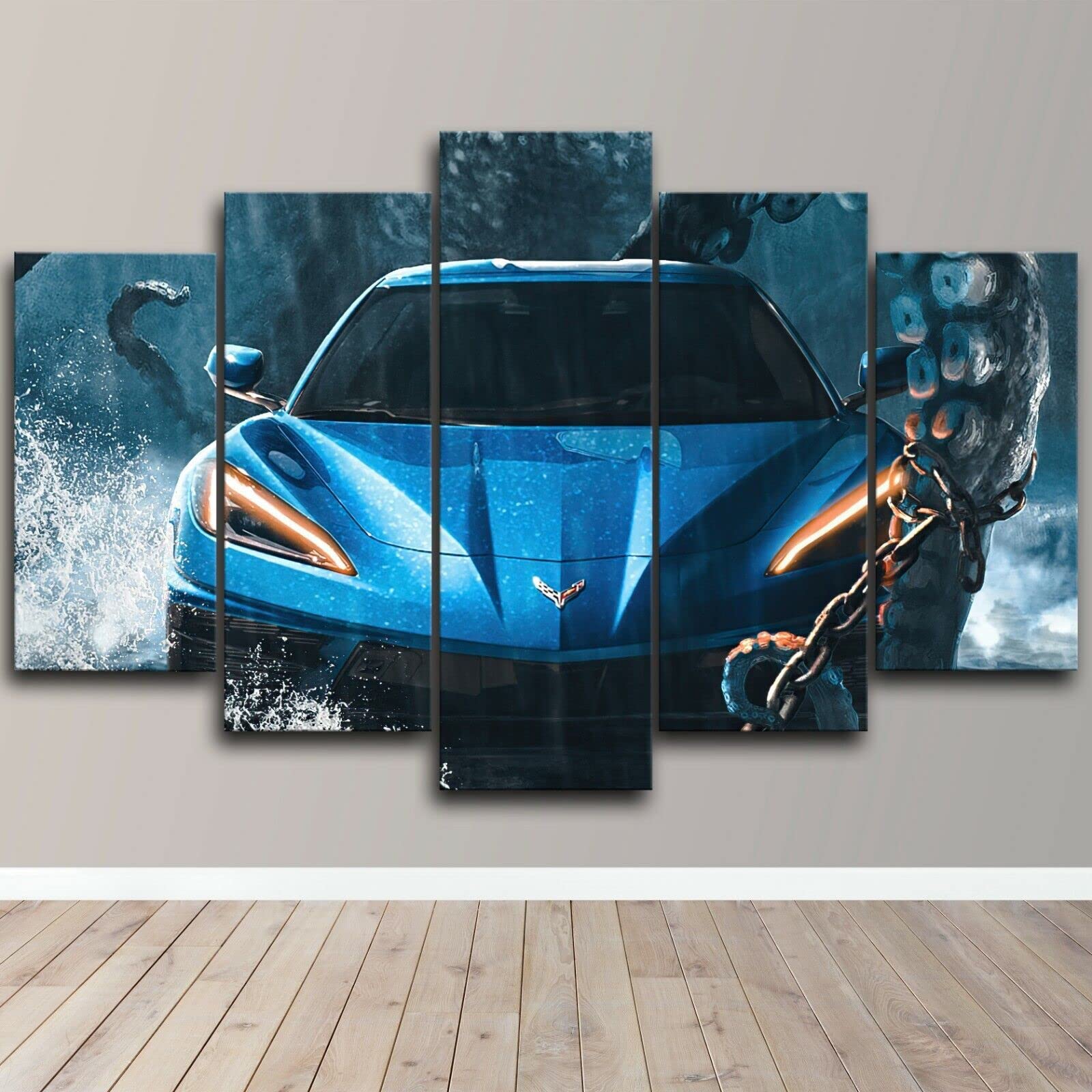 WAGYU 3D Wandaufkleber Kunst Malerei,Moderne Bilder Wohnzimmer