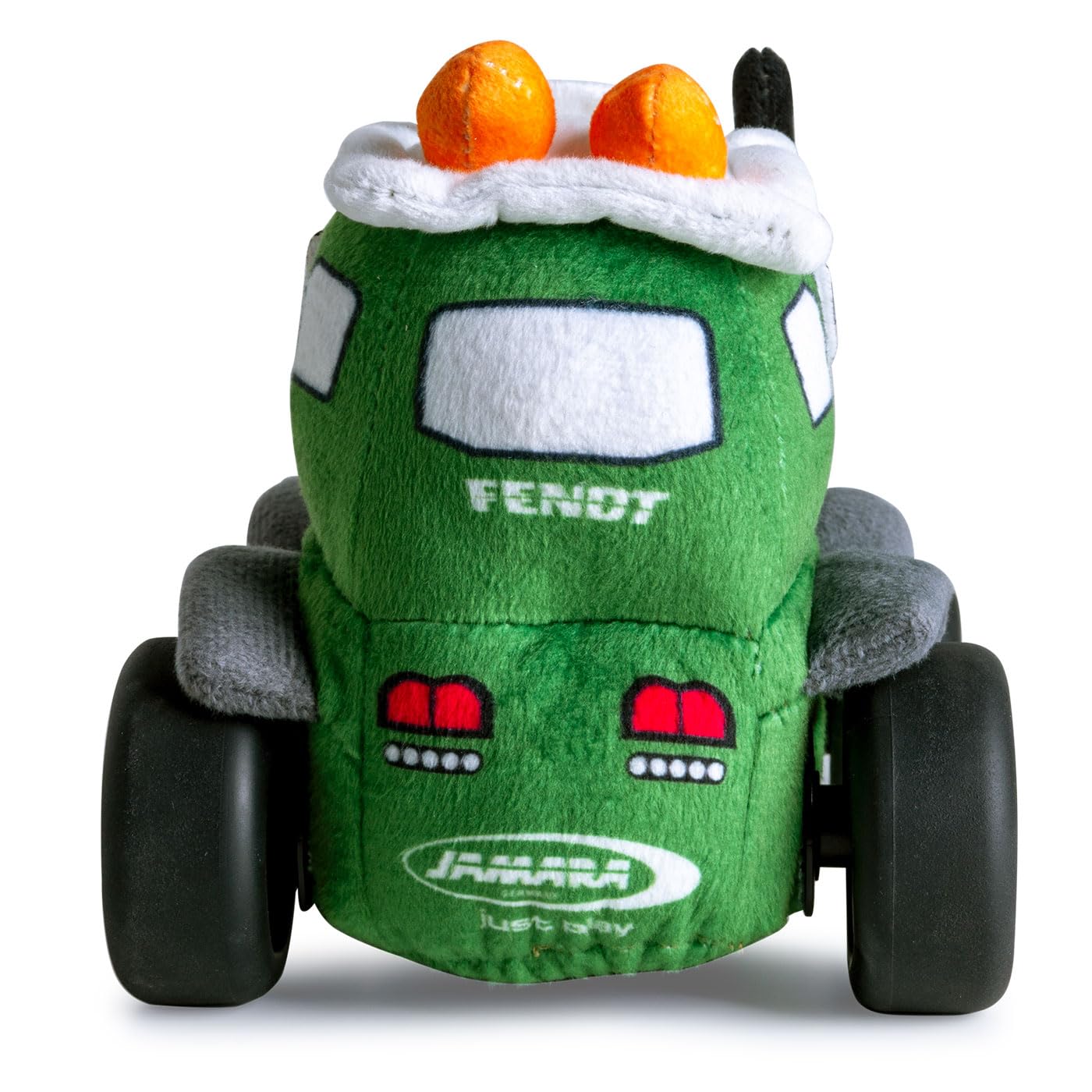 JAMARA 410200 Fendt RC pluszowy traktor 2,4 GHz z dźwiękiem, zdalnie sterowany, zabawka dla niemowląt, traktor toys plush od 24 miesięcy, pomysł na prezent dla dzieci, sterowanie obrotowe, zdejmowana