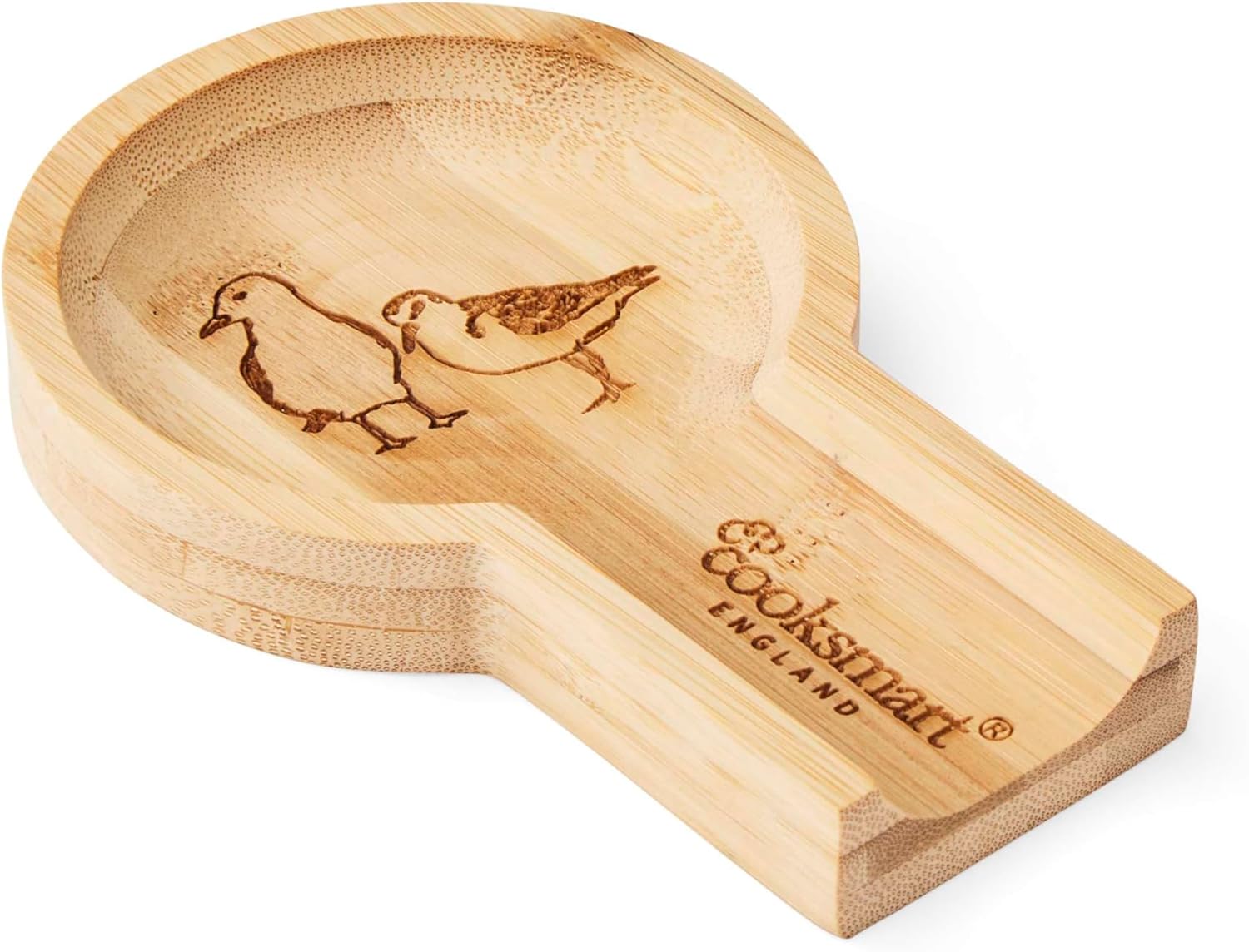 Cooksmart British Designed Spoon Rest | Spoon Rests for All Type of Spoons | Kitchen Spoon Rest for All Types of Kitchens - Coastal Birds