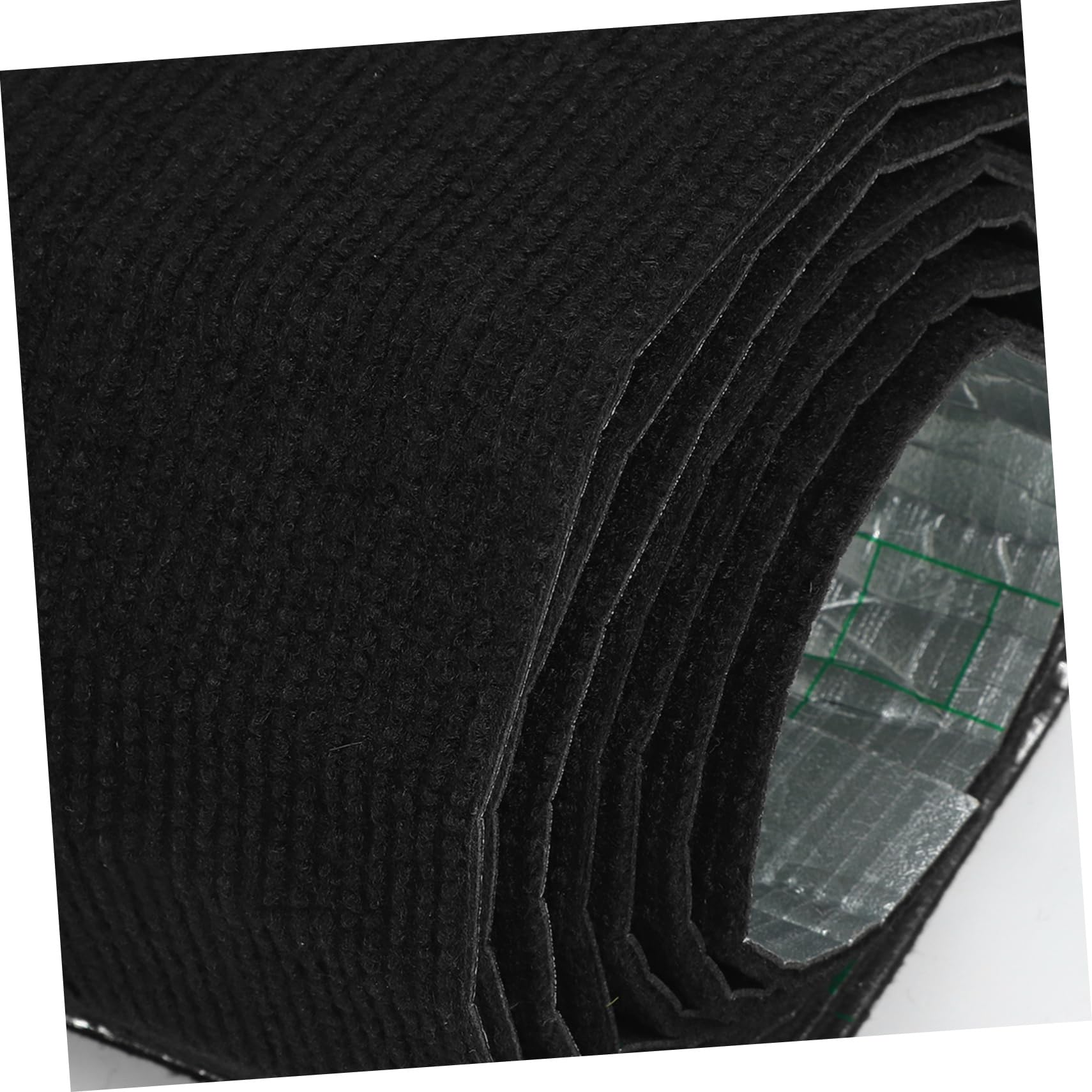 Tapis de Passage Auto-adhésif pour Piscine Hors-Sol Noir | Fibre de Polypropylène, Compatible Divers Revêtements, pour Zone Piscine et Sol de Spa