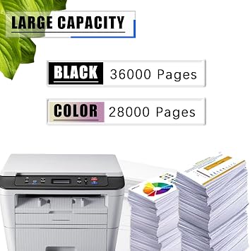 C8130 Toner Cartridge Compatible for Xerox AltaLink C8230 C8235 C8245 C8255 C8270 Printers,with Chip Large Printing Demands (Yellow)