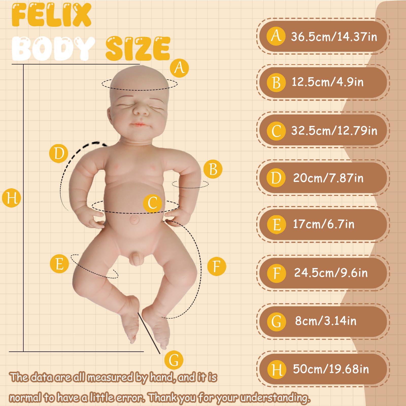 Silikonowa lalka Reborn Baby Doll do spania