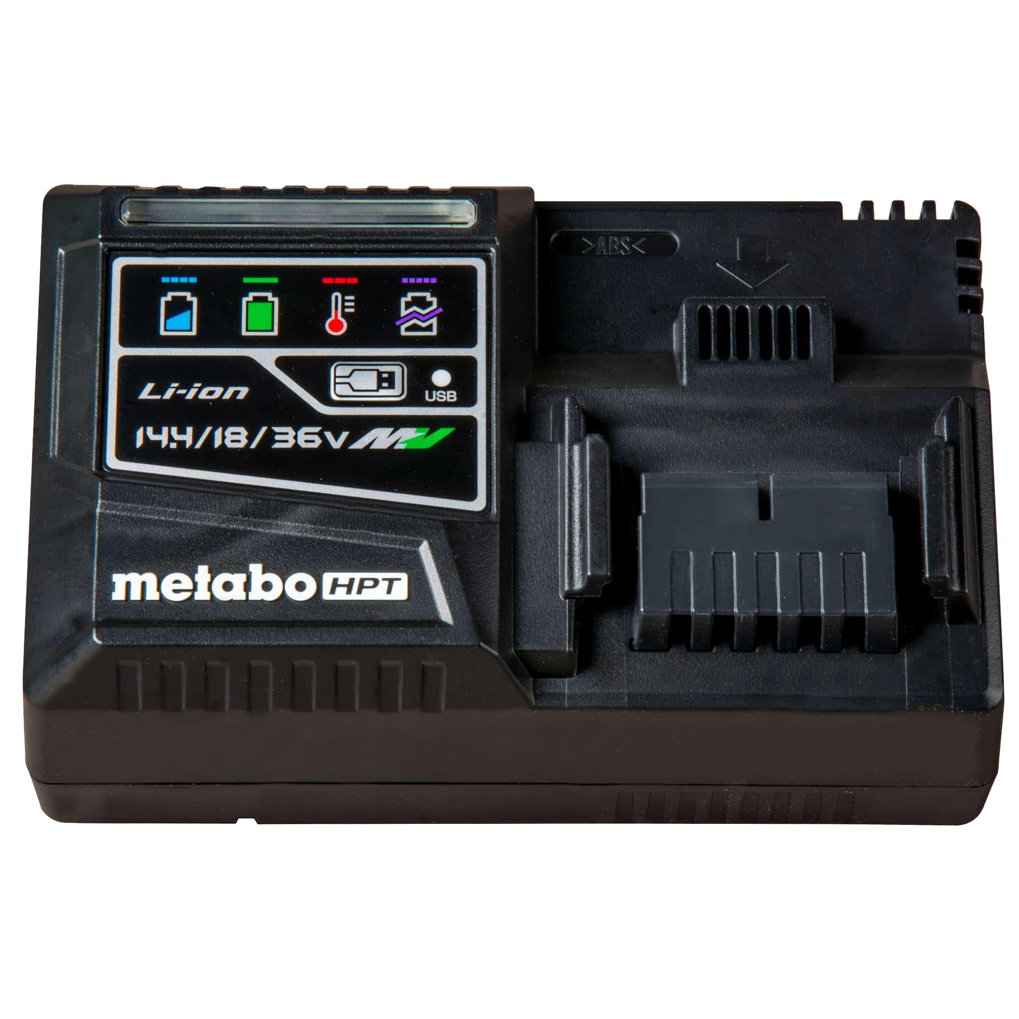 Metabo HPT Cargador rápido de iones de litio de 18 V/36 V, UC18YSL3Q1YM