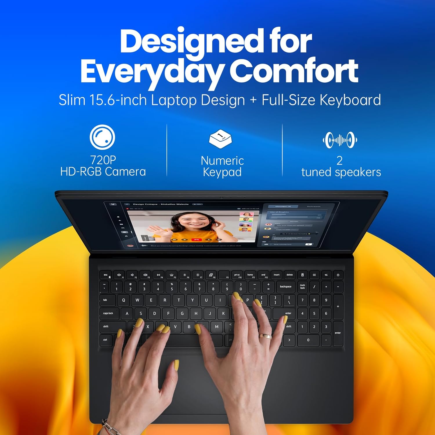 Dell Inspiron 15 Touchscreen Laptop Computer, 15.6" FHD WVA Anti-Glare, AMD Ryzen 7 7730U, 20GB RAM, 1TB SSD, Windows 11 Pro, Numeric Keypad, Copilot AI, Business & Students, Office 365 for The Web