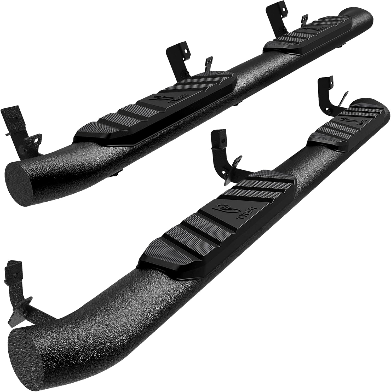 Tyger Auto TG-SS2D35118 3.5" Rider Running Boards for 2009-2018 Ram 1500 Quad Cab & 2019-2024 Classic - Durable Nerf Bars Side Steps