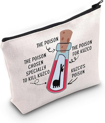 Vista 2 de ZJXHPO Emperors Bolsa de maquillaje The Poison Chosen especialmente para matar maquillaje con cremallera bolsa para su funda de viaje de llama