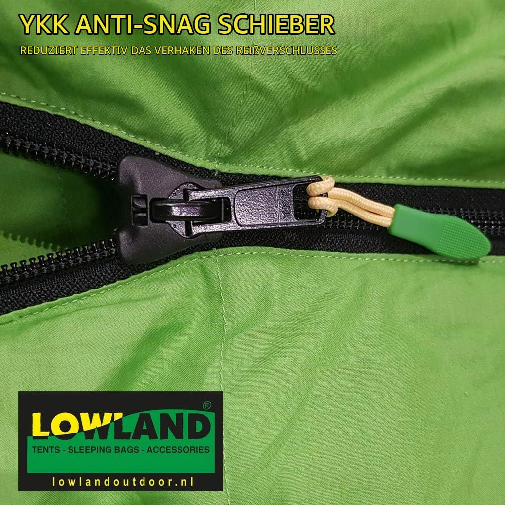 Lowland Outdoor Companion Summer Daunen Deckenschlafsack, Grün, 210x80 cm