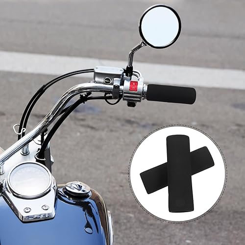 Miniatura 7 de COOLHIYA Empuñaduras de esponja para mango de bicicleta, agarre de espuma, empuñaduras portátiles para motocicleta, agarre de amortiguador, agarre