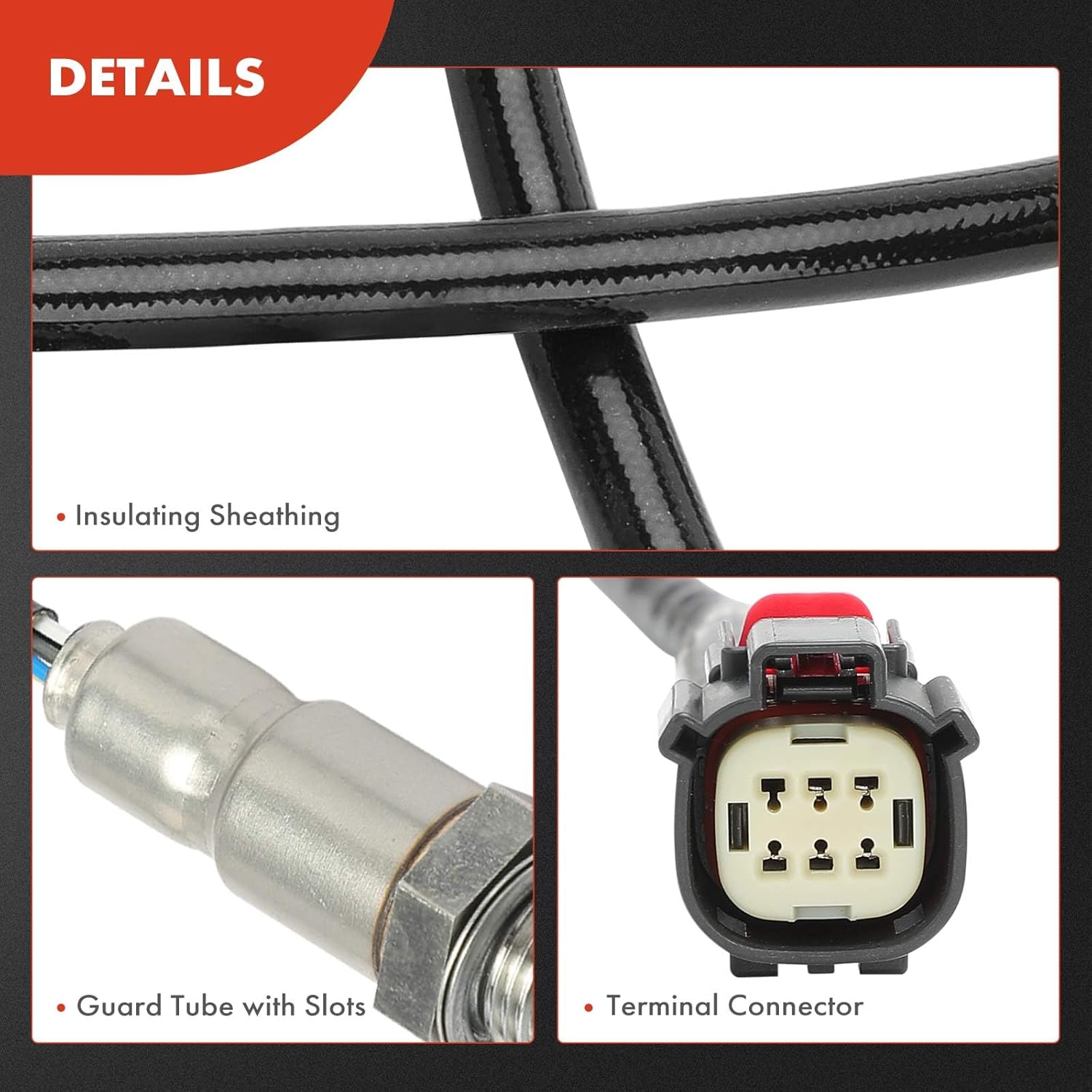 A-Premium Upstream O2 Oxygen Sensor Compatible with Ford Explorer 2016-2019, Edge, Mustang, Taurus, E-350 Super Duty, E-450 Super Duty, Flex & Lincoln MKX, MKS, MKT, Continental, 2-PC Set