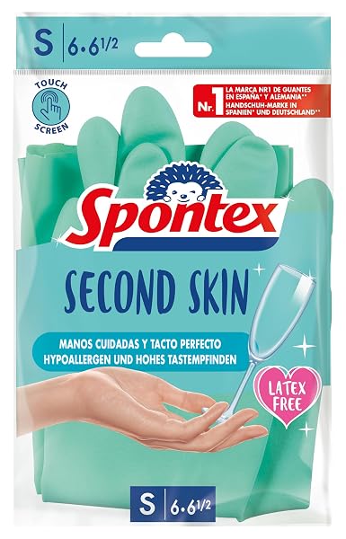 Spontex guantes segunda piel, talla S – Imagen 1
