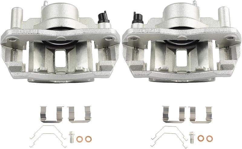 Par de pinças de freio a disco dianteiras SCITOO com suporte para Ford Probe e Mazda 626, MX-6, Protege e Protege5 – 2 unidades