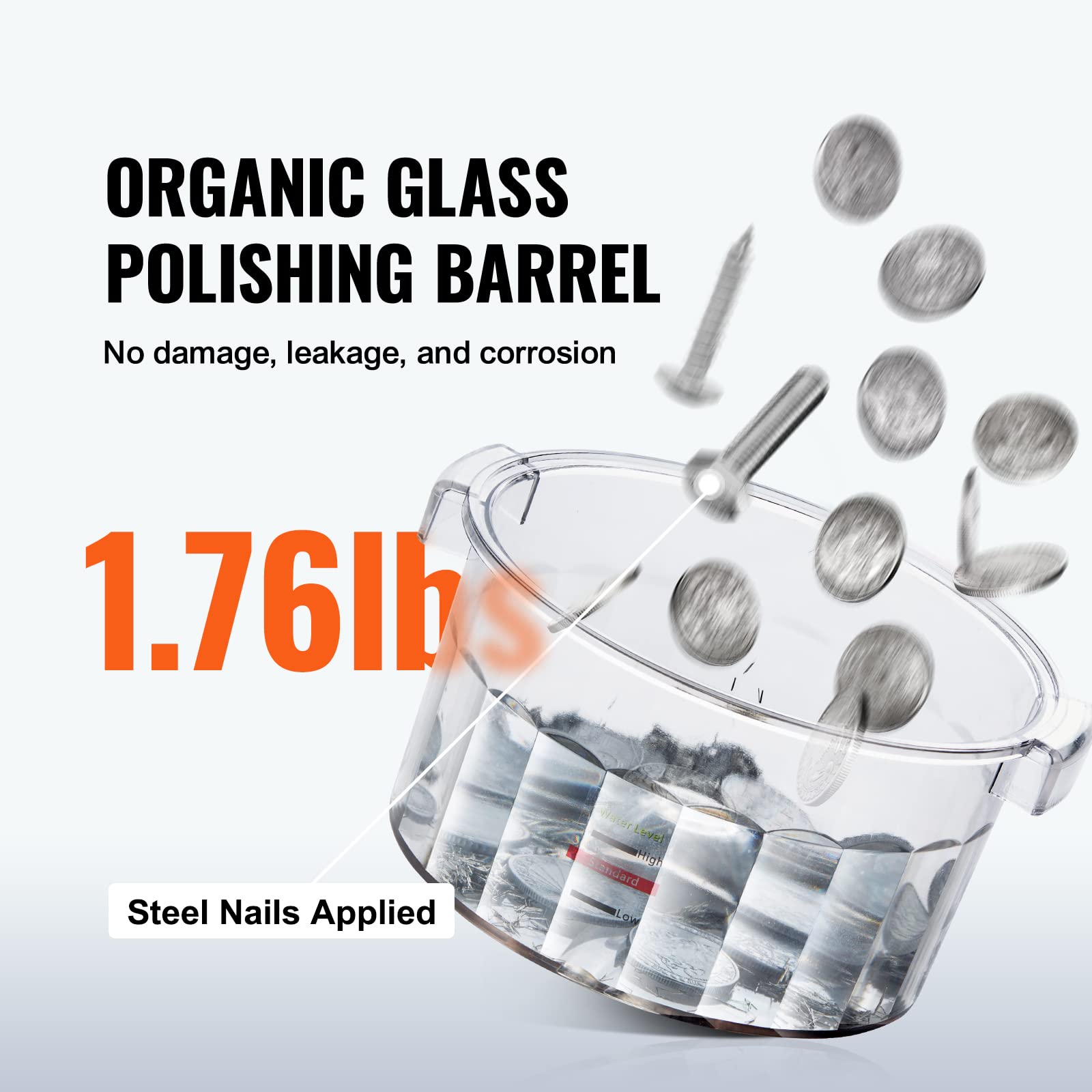 VEVOR Polisseur de Bijoux Magnétique 800 g Machine de Polissage à Bijoux Rotatif Polisseuse à Tambour Rotative Professionnelle avec Rotation Bidirectionnelle 2000 tr/min pour Bijoutier Bijouterie VEVOR Polisseur de Bijoux Magnétique 800 g Machine de Polissage à Bijoux Rotatif Polisseuse à Tambour Rotative Professionnelle avec Rotation Bidirectionnelle 2000 tr/min pour Bijoutier Bijouterie