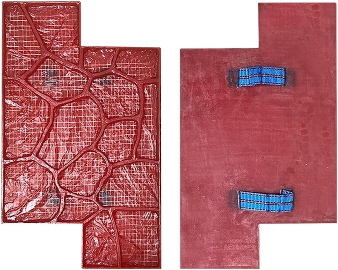 DIY Production of Concrete Embossing Molds, Stone Brick Textured Concrete Pads, Wall and Concrete Floor Stamping Tools