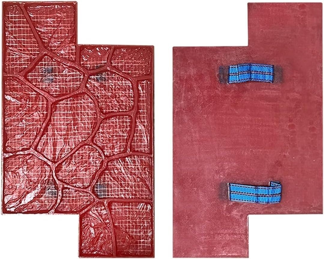 Produzione Fai da Te di stampi for goffratura di calcestruzzo, Cuscinetti in calcestruzzo con Texture in Mattoni di Pietra, Strumenti for stampaggio di pareti e Pavimenti in calcestruzzo