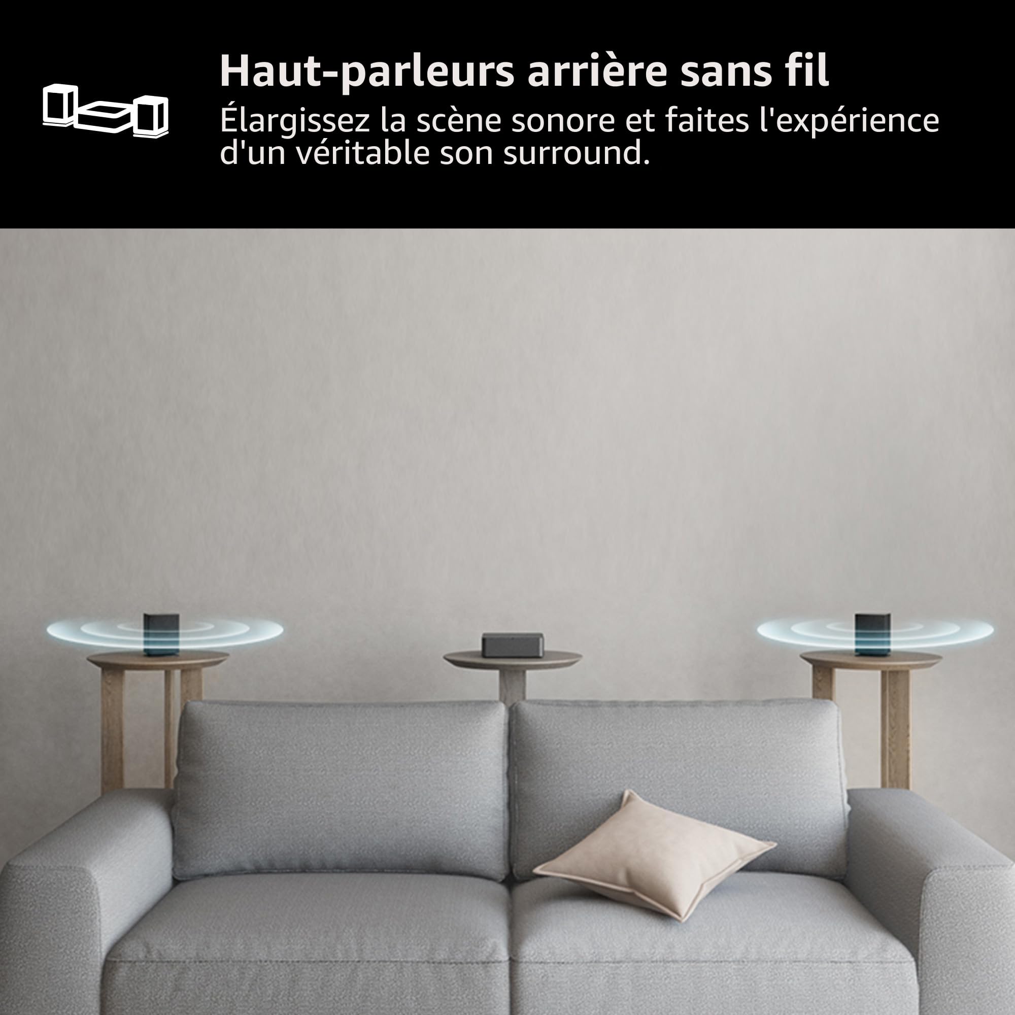 LG SQC4R Barre de Son Intelligente, 220 W, 2.1 canaux, Son Surround Dolby Digital avec Basses puissantes, Large connectivité, HDMI, Bluetooth, USB, entrée Optique et Application Android/iOS, Noir