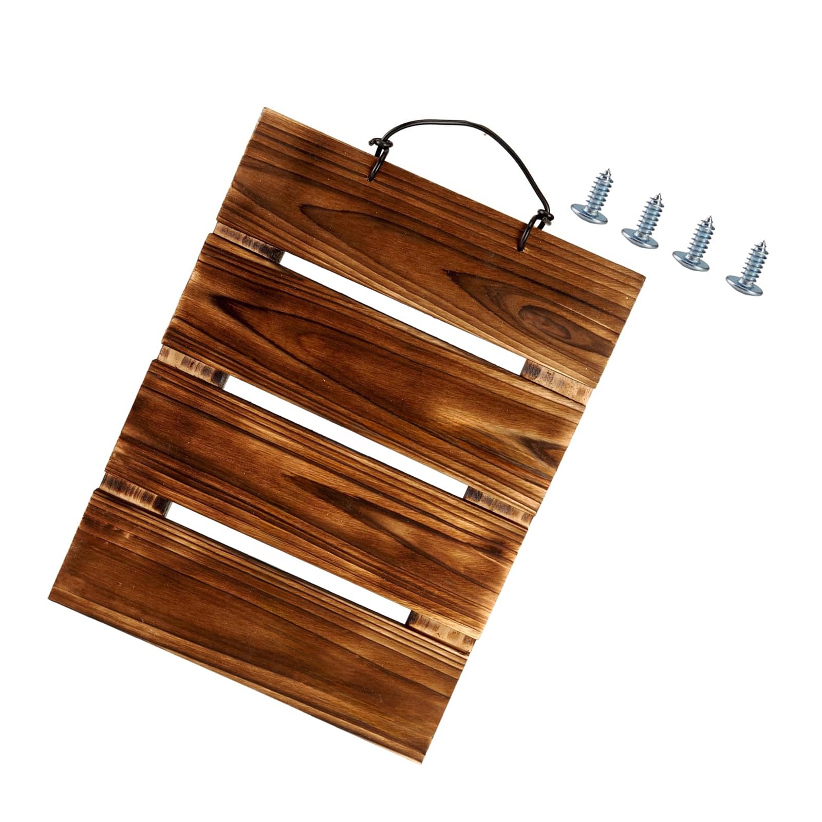 Piceioep Tool-Free Wood Hanging Planter for Staghorn Ferns Quick Setup Living Decoration Easy Install Wood Wall Mount Planter for Staghorn Ferns Tool