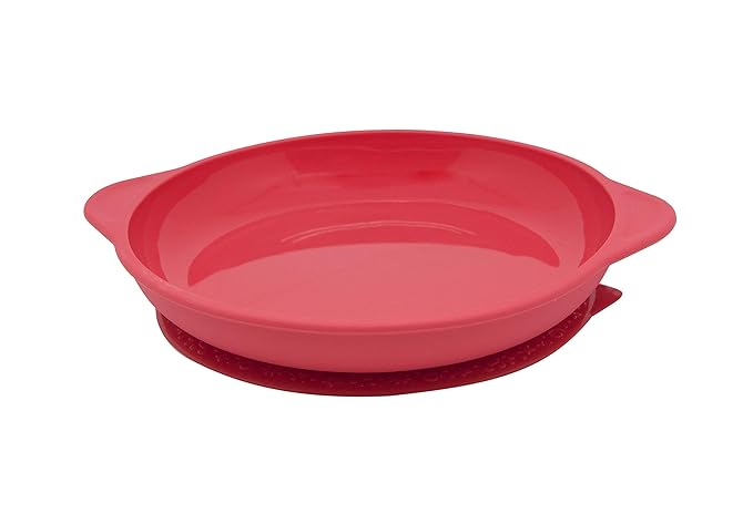 Marcus Marcus Silicon Suction Plate for Toddlers (RED)