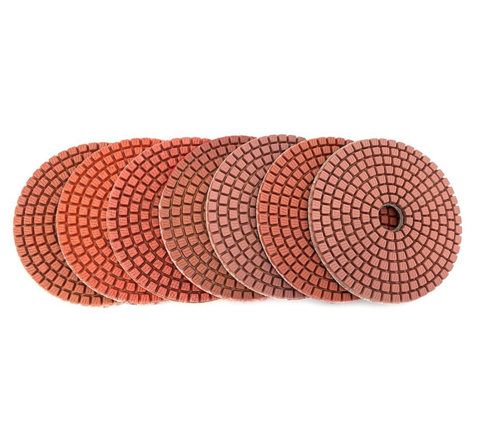 Diamentowe tarcze polerskie, 10 sztuk/zestaw 80mm diamentowe podkładki polerskie 4-calowa mokra podkładka polerska do marmuru diamentowe narzędzia ścierne(400)