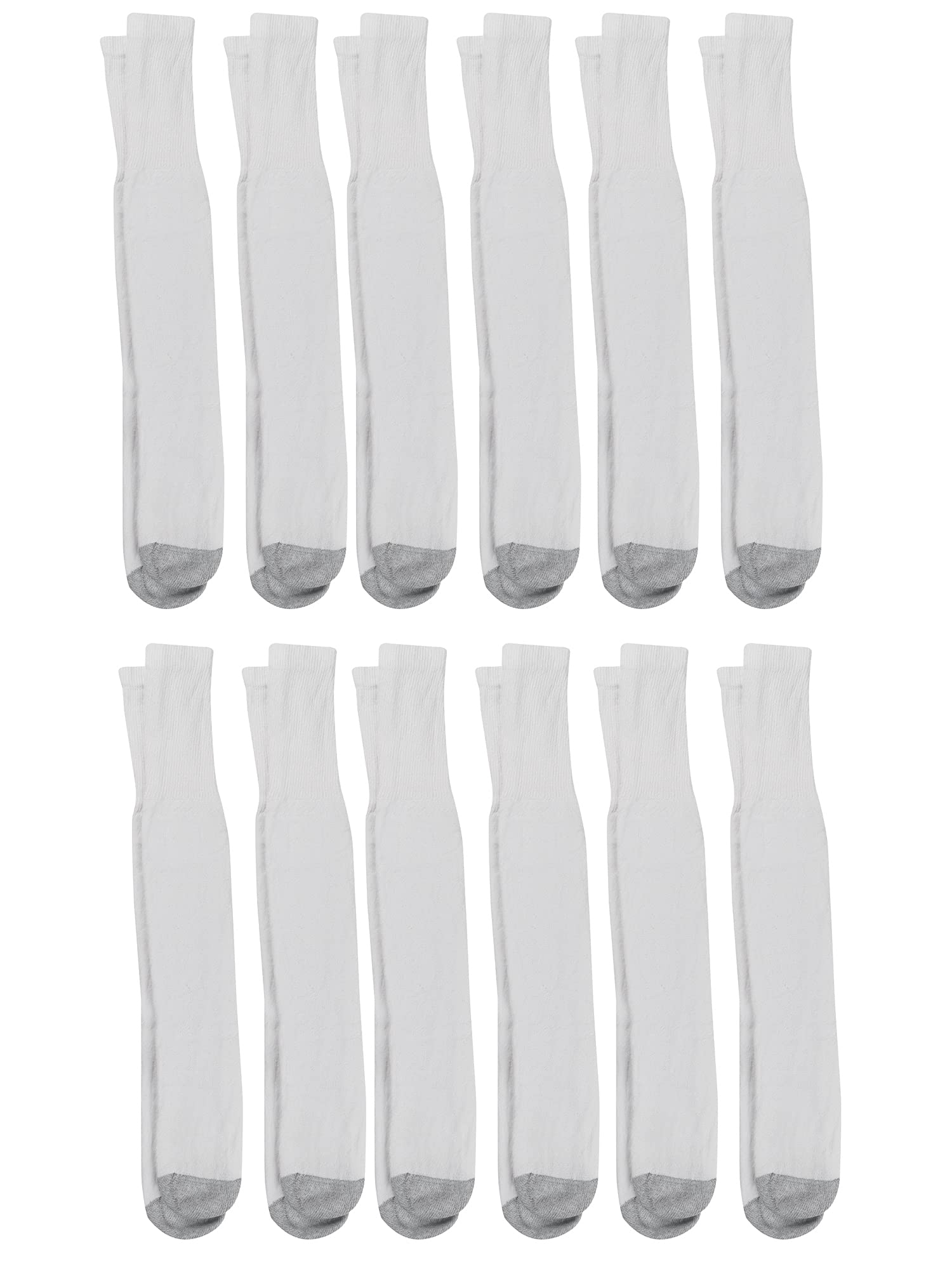 Hanes mens OveR-ThE-Calf Tube Socks 12-Pack (180V12)
