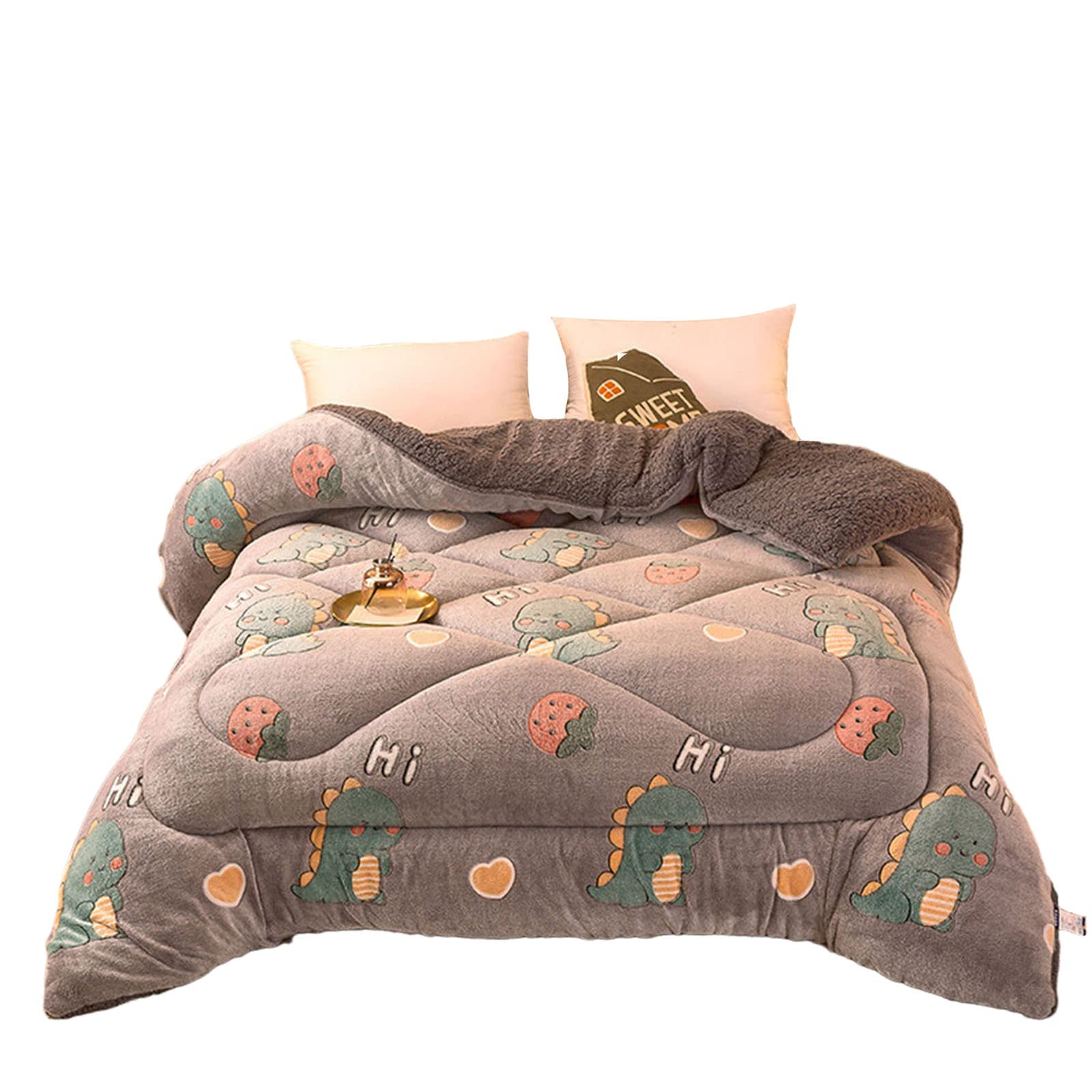 Couette en duvet et velours d'agneau pour un lit prestigieux