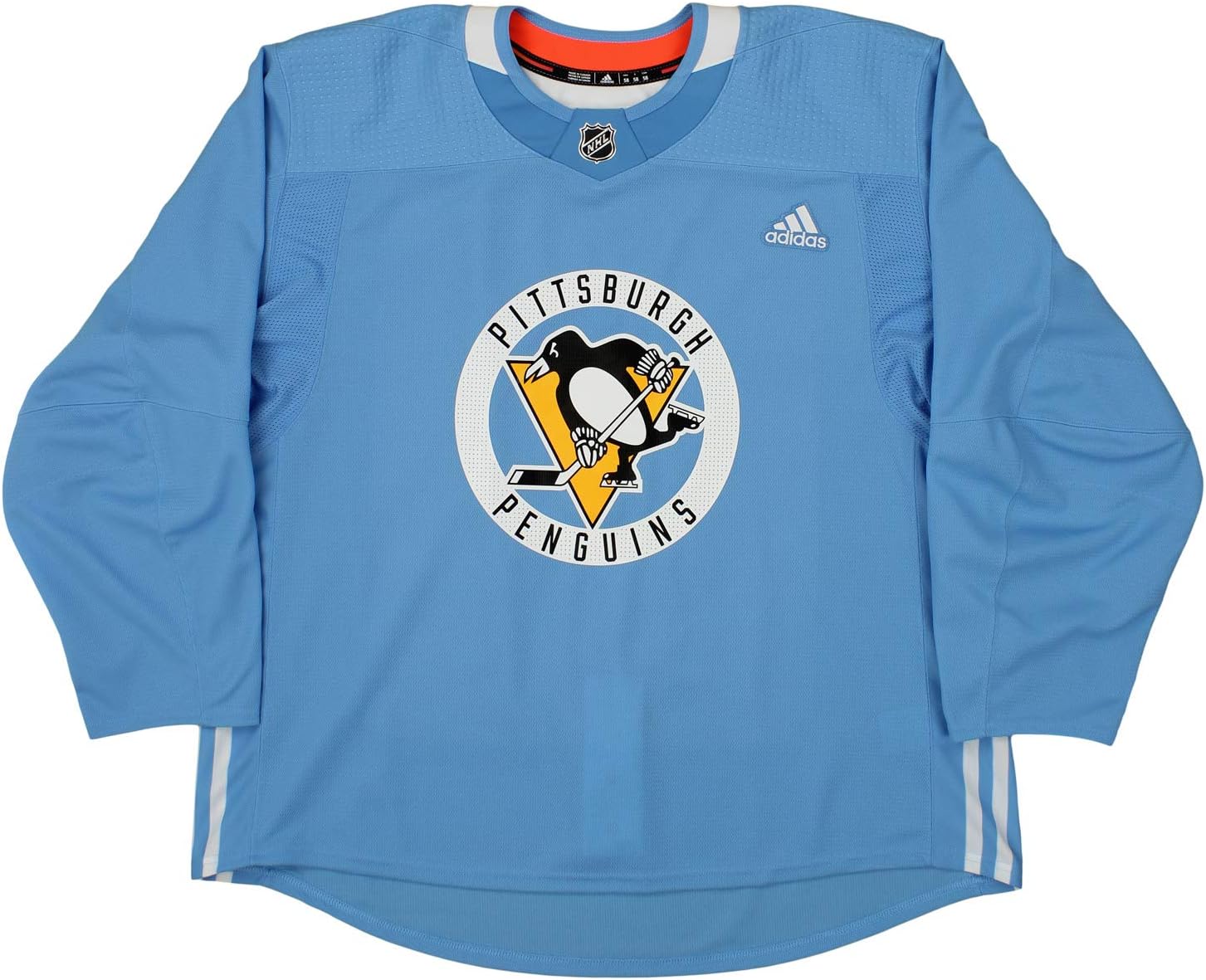 adidas NHL PRO ICE PRO PRAC JSYSKBLU PRO PRAC/NHL Penguins Size 54