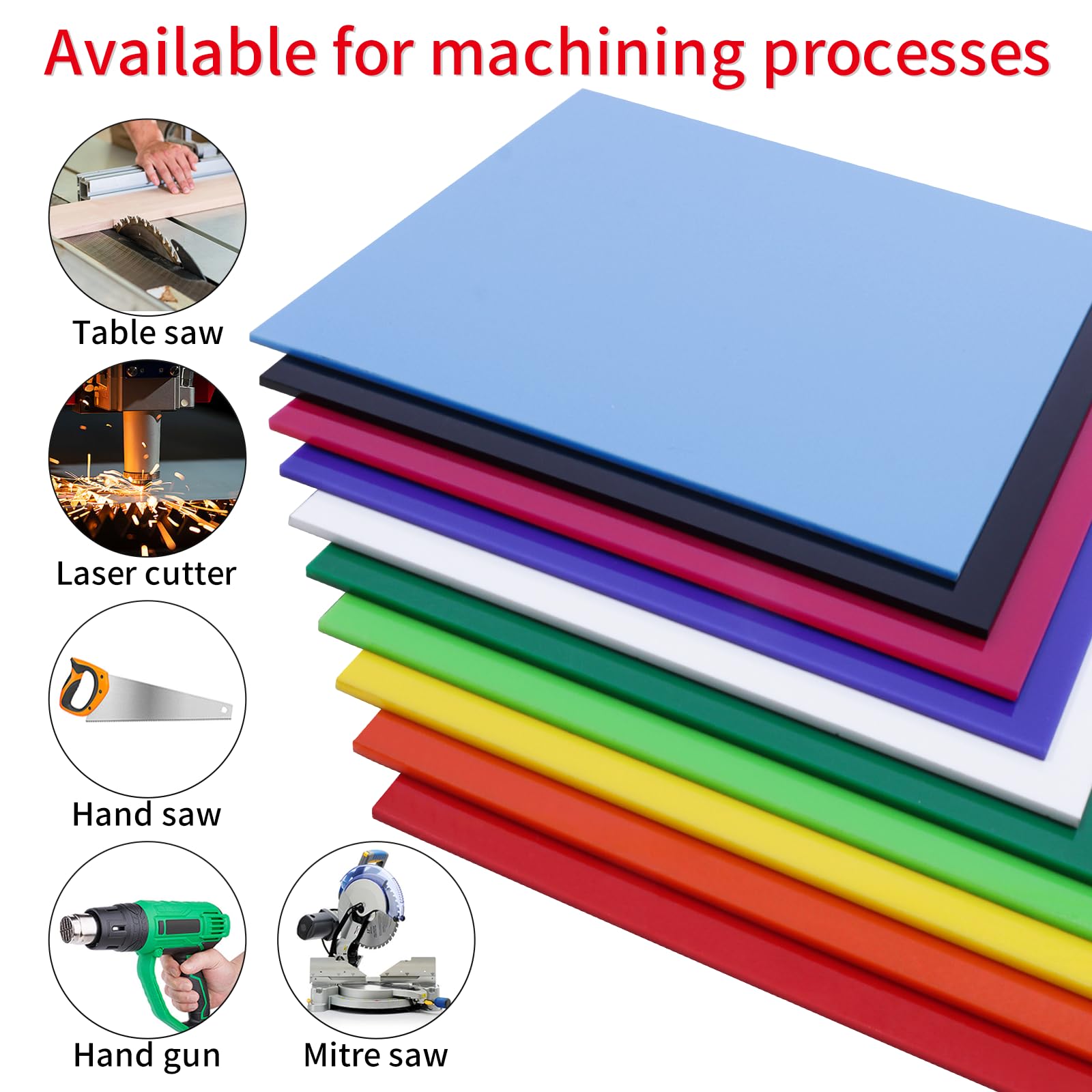 Acrylic Sheets - 4 Pack 12x12 Blue -7