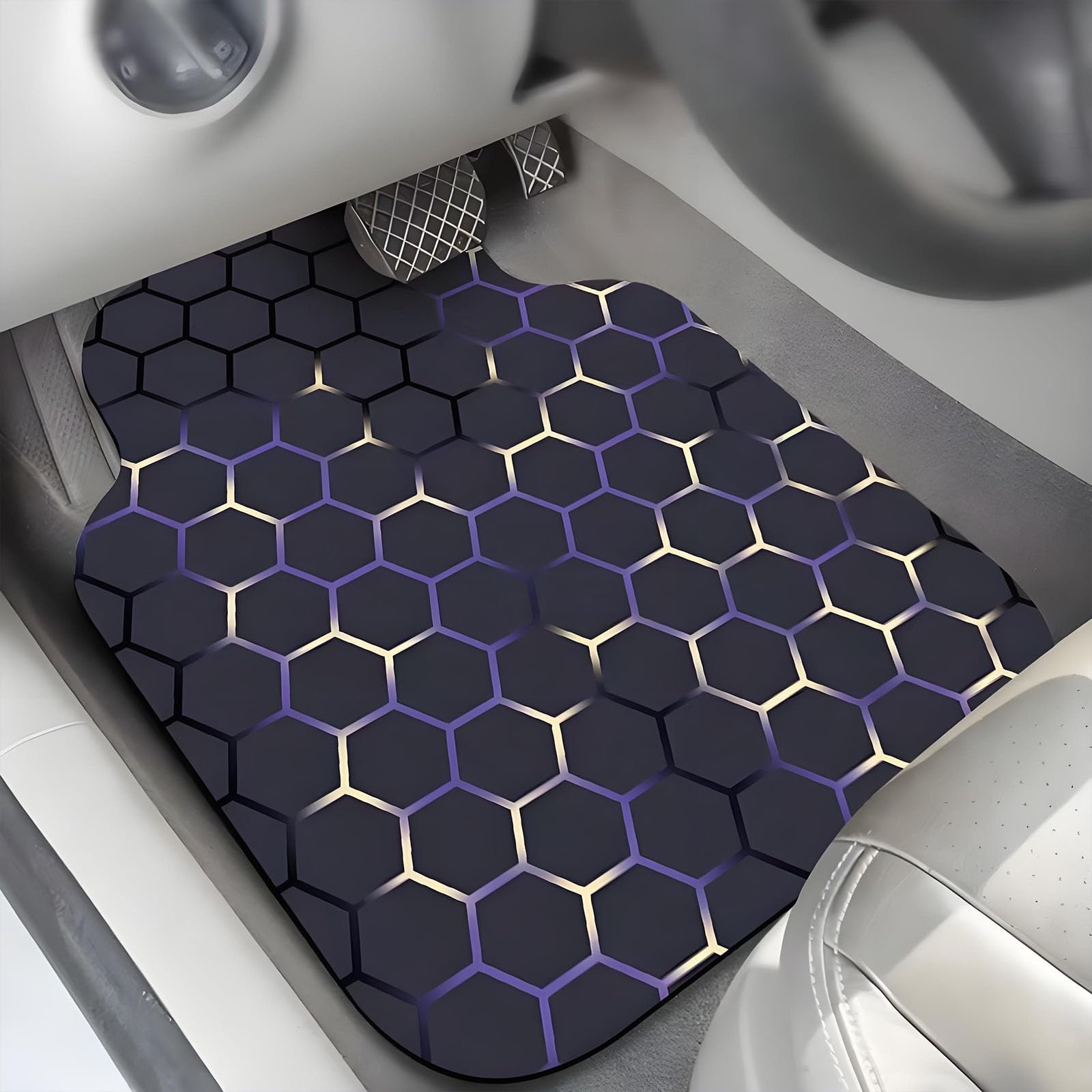 HJYOUXUAN Car Mats for Leapmotor T03, Can Be Cut Non Slip All Weather Mats - Car Accessories Interior,A