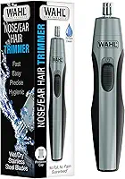 Wahl Aparador de pelos de orelha e nariz de precisão para homens, aparador de nariz higiênico com lâmina enxaguável para facilitar a limpeza, perfeito para viagens – Modelo 3026462
