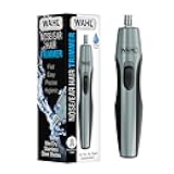 Wahl Clipper Battery Operated, Precision Ear and Nose Hair Trimmer for Men, Hygienic Nose Trimmer with Rinseable Blade for Easy Cleaning, Perfect for Travel – Model 3026462