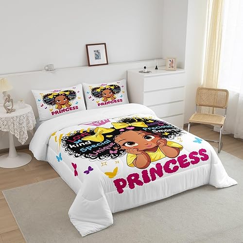 Miniatura 9 de Juego de edredón de tamaño Queen para niños, decoración de campista para todas las estaciones, juego de ropa de cama para niñas y adolescentes,