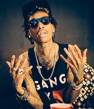Da Bang Wiz Khalifa American Rapper Pop Music Star Fabric Poster