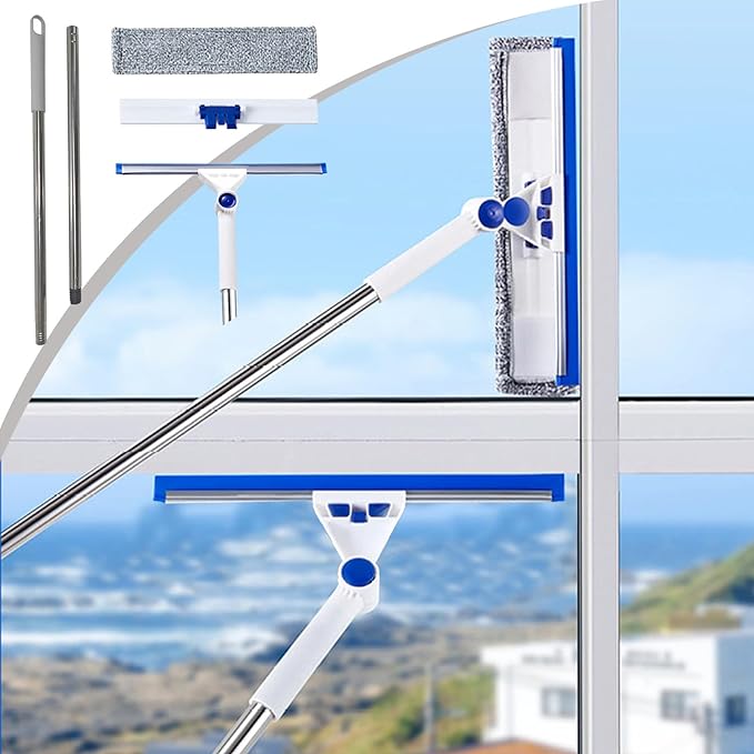 Generic Window Scalable Squeegee Cleaner 3 in 1 Shower Squeegee Glass Squeegee 40â