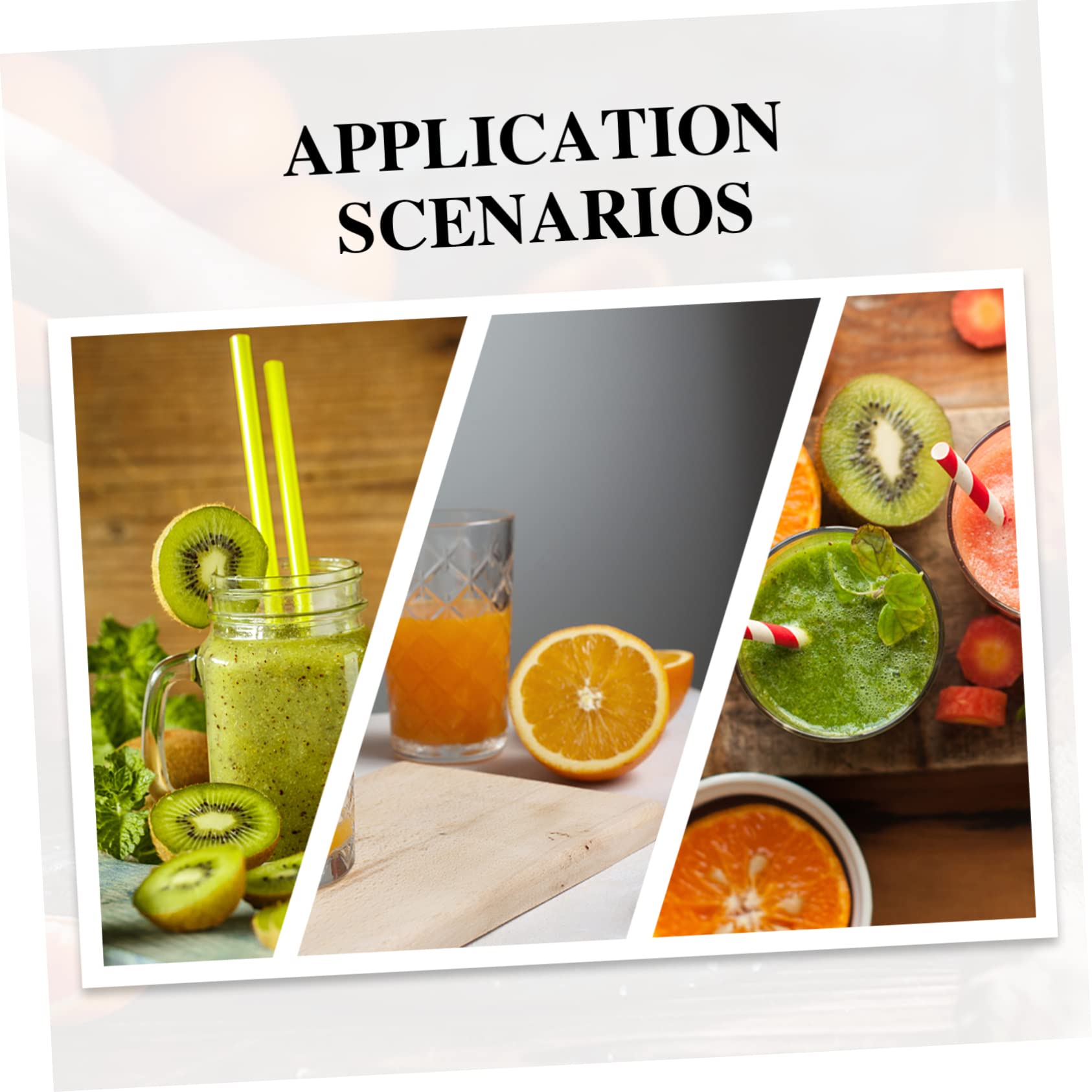 TOPBATHY 48 Stück 1 Satz Strohhalm aus schwarzem Silikon Reisestrohhalme wiederverwendbare Safthalme kinder strohhalme smoothie strohhalme Strohreinigerbürste praktische Milchstrohhalme