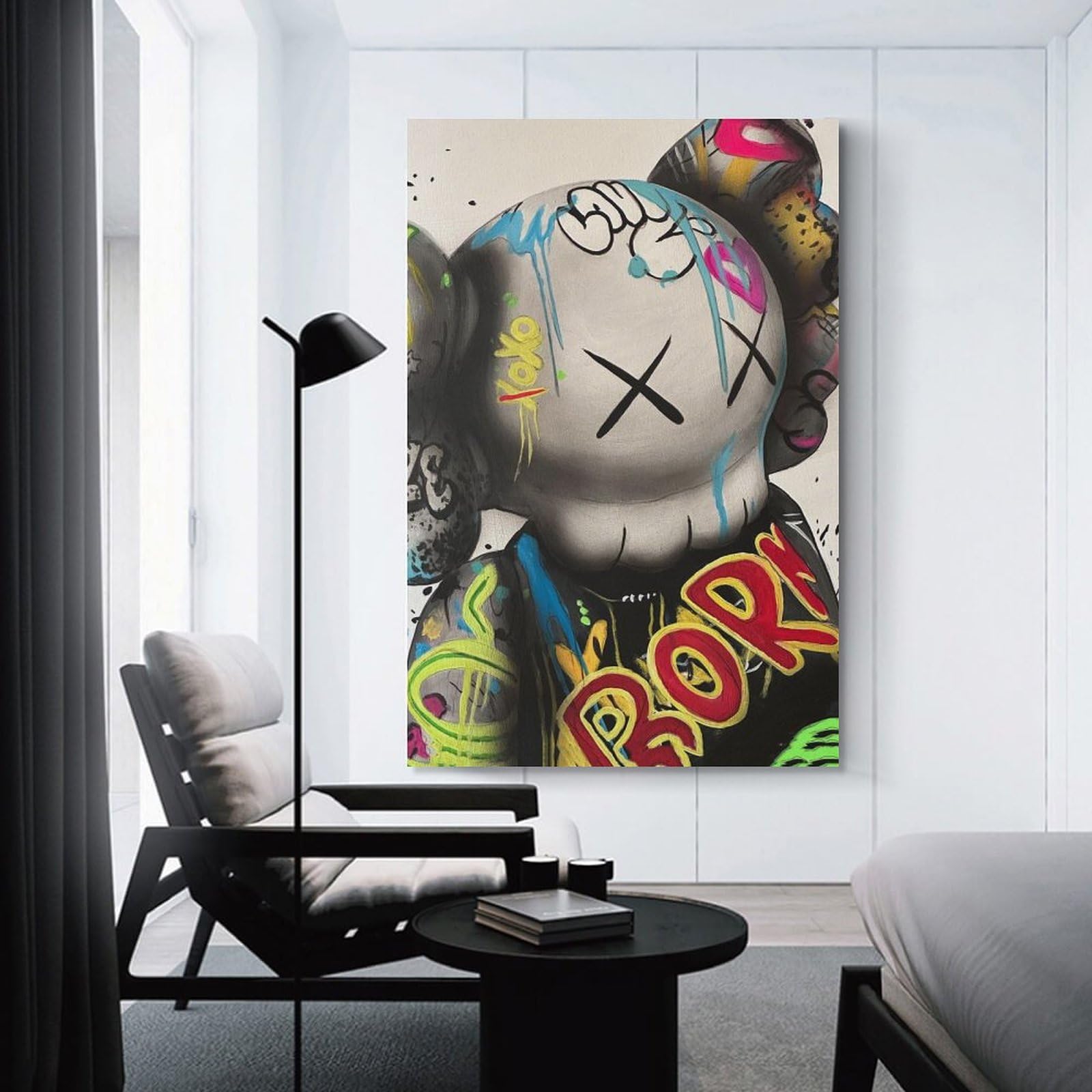 木枠付きキャンバスアート　アートパネル　KAWS バンクシー　インテリア絵画 No 86 木枠付きキャンバスアート ブランドアートポスター