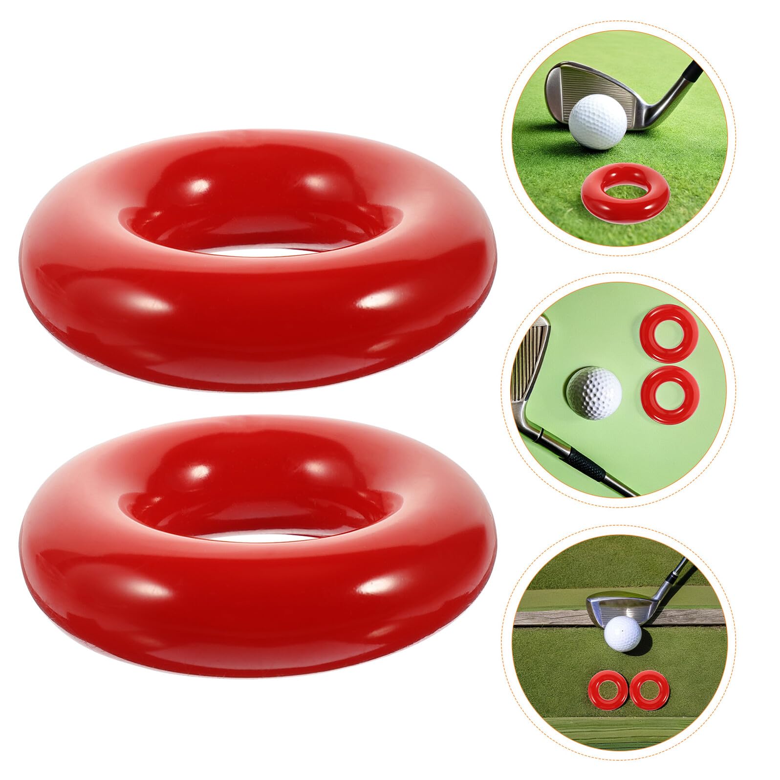 WOONEKY 4 Piezas Anillos de Peso para Golf de Anillos Redondos Portátiles para Práctica Diseño Fácil de Instalar y Quitar Mejora Estabilidad y Fuerza el Swing para Entrenamiento