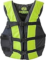 Hardcore Life Jacket Paddle Vest; Coast Guard Approved Type III PFD Life Vest Flotation Device; Jet ski, Wakeboard, Kayak; Ideal Extra Life Jacket for Your Pontoon Boat