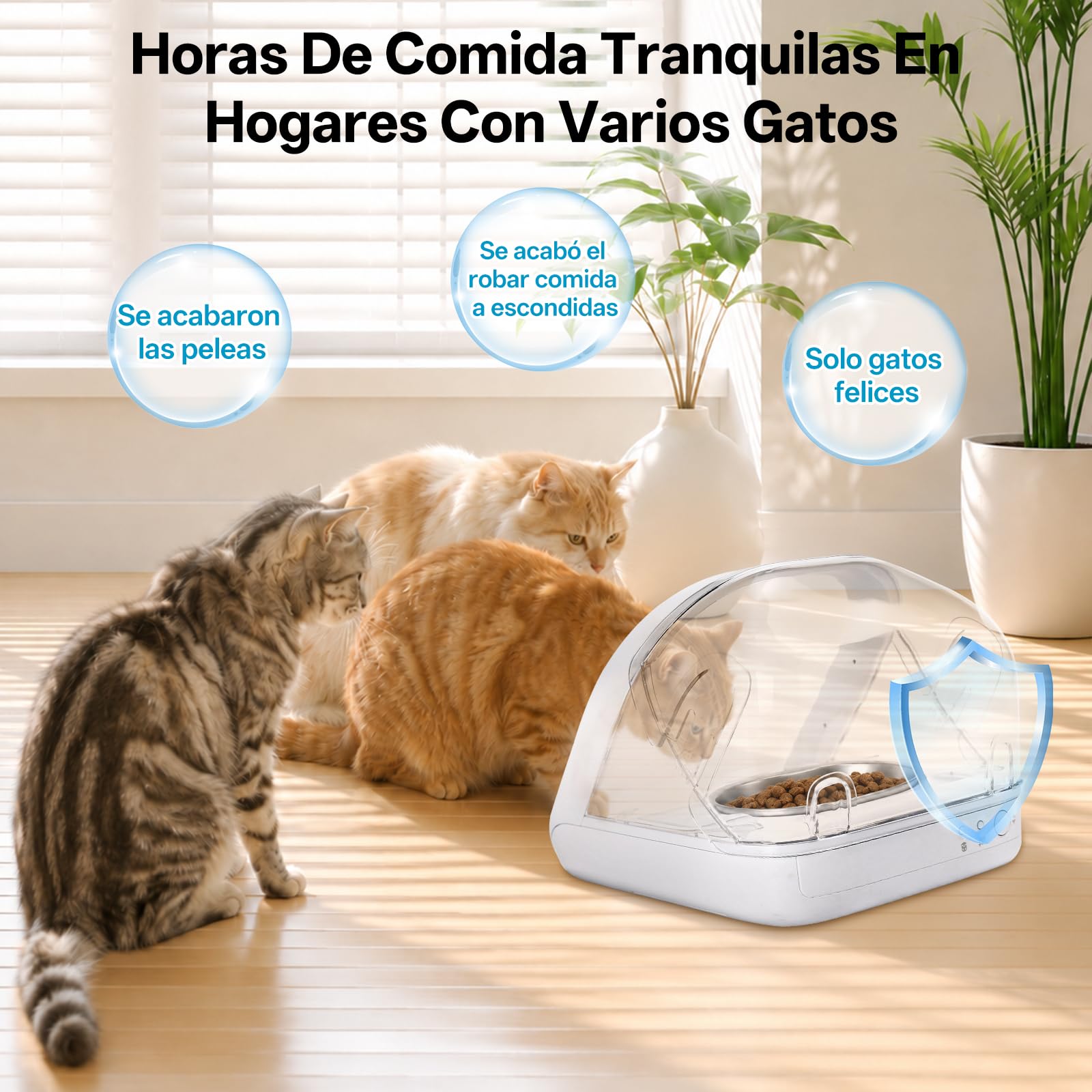 2 Packs Protection Arrière pour Distributeur Automatique de Nourriture à Puce électronique pour Animaux de Compagnie, empêchant Les Autres Animaux de Manger la Nourriture Qui se Trouve derrière
