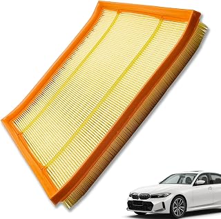 Engine Air Filter, Compatible with bmw 2011-2015 740i/ 740Li F01/G11 L6 3.0L, bmw F10 L6 3.0L 535i /535i xDrive 2011-2016, 2011-2017 X3 F25/G01 L6 3.0L etc, Replace OE #AF3917, LX2525, C28125