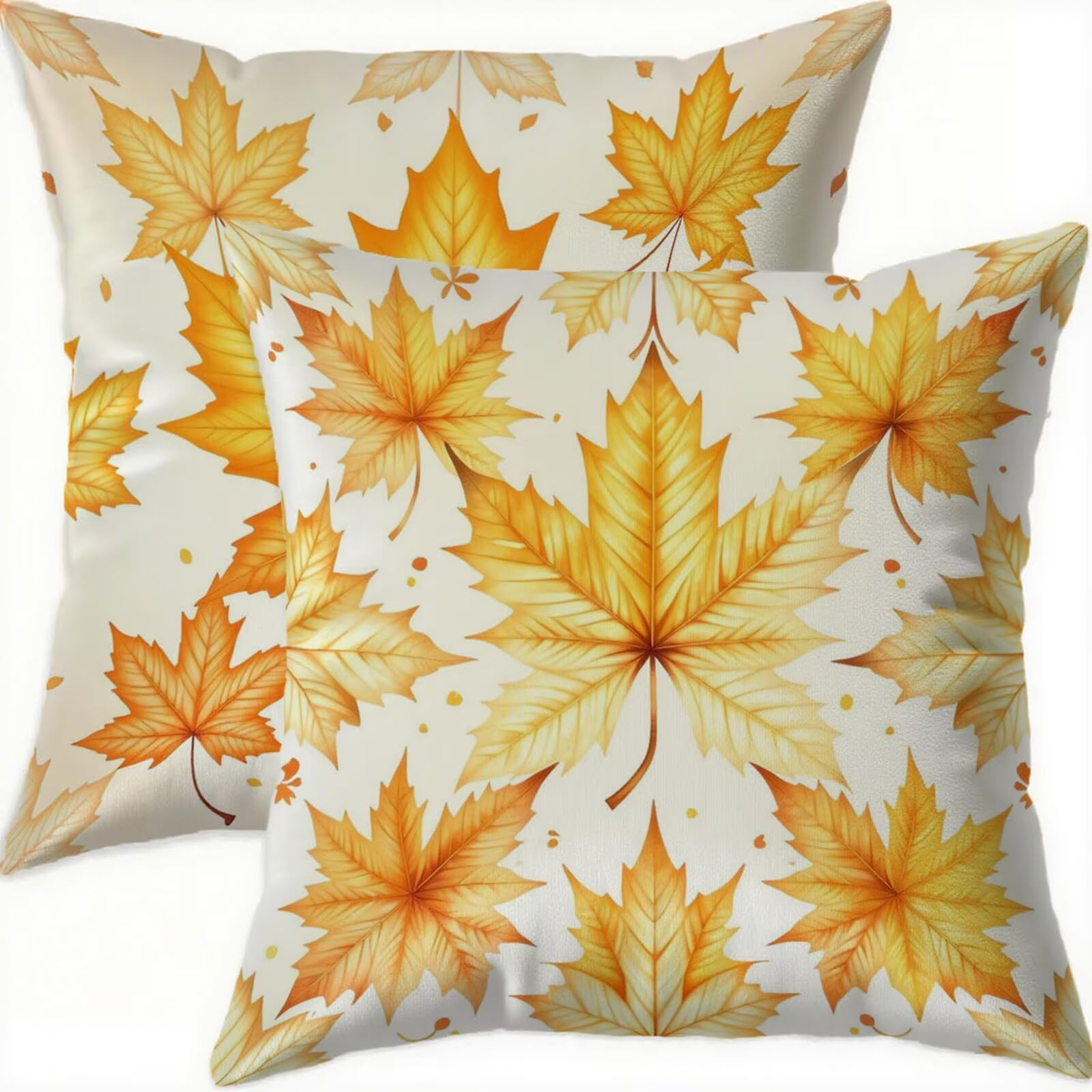 Housse coussin 60x60cm taie oreiller double face lot de 2 zip