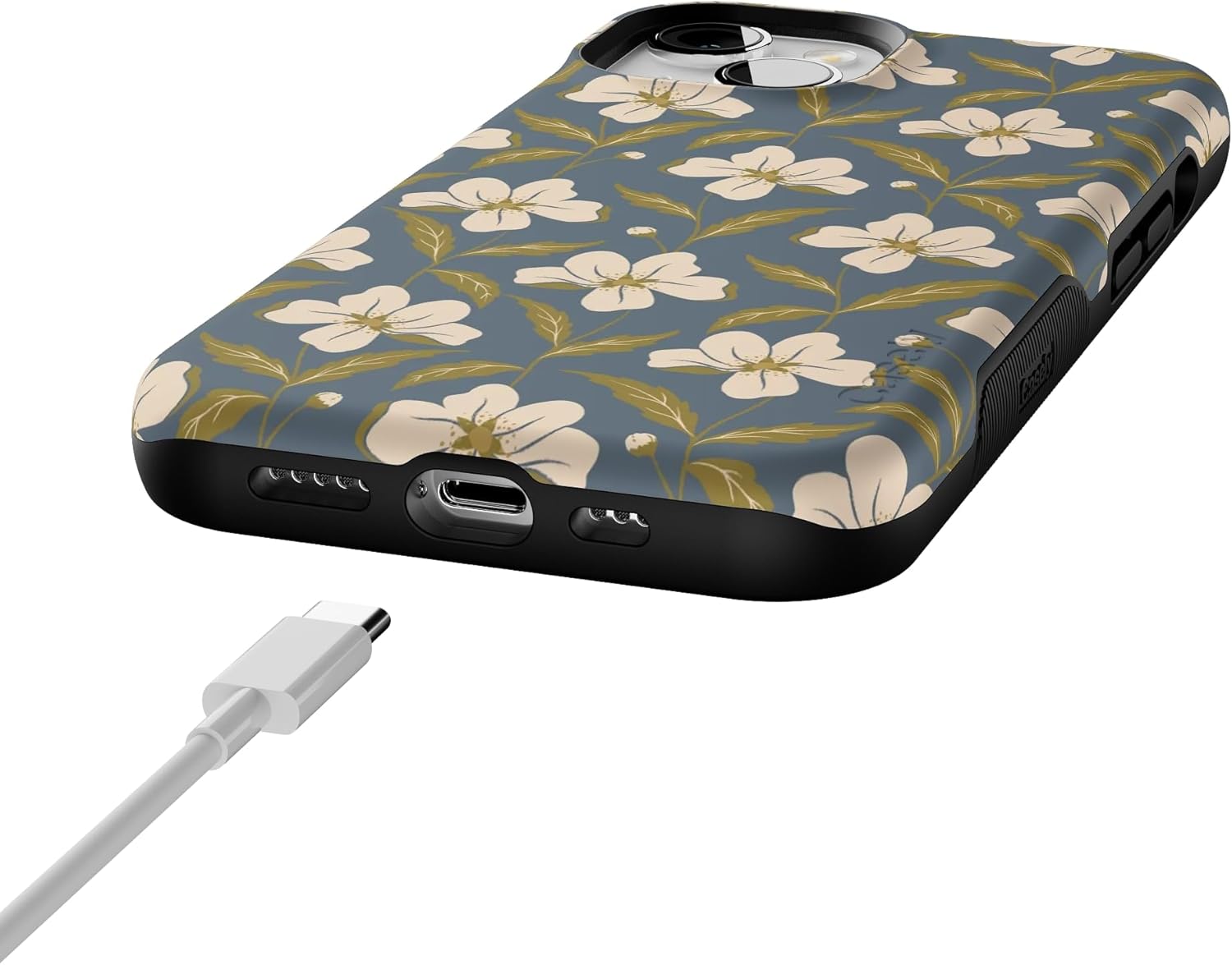 Casely iPhone 14 Case | The Boyfriend Collection | Lei'd Back | Bold Protective Design | Compatible with MagSafe