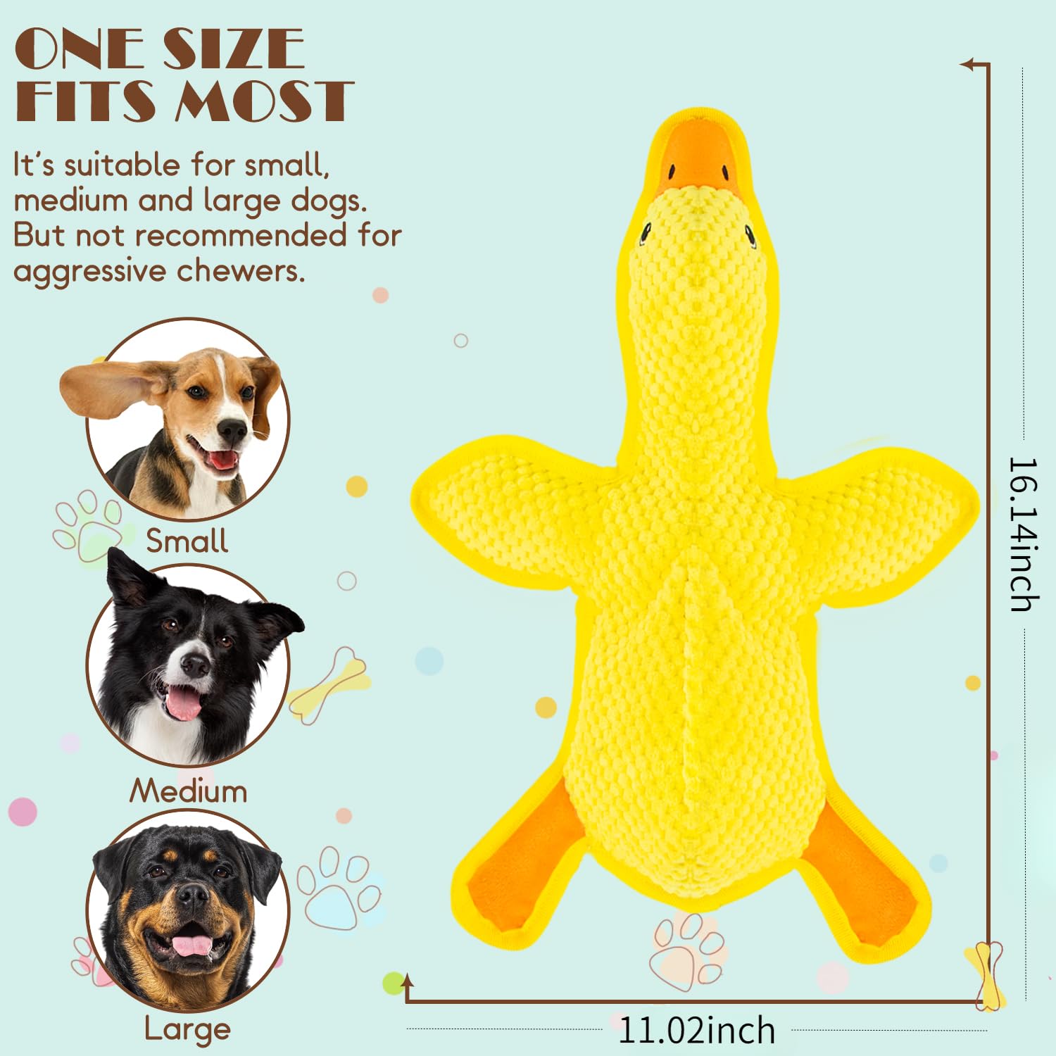 Giocattoli da masticare per cani senza imbottitura, giocattoli da masticare per razze piccole, medie e grandi, dentizione durevole per cuccioli, interattivo per tenerli occupati, miglior