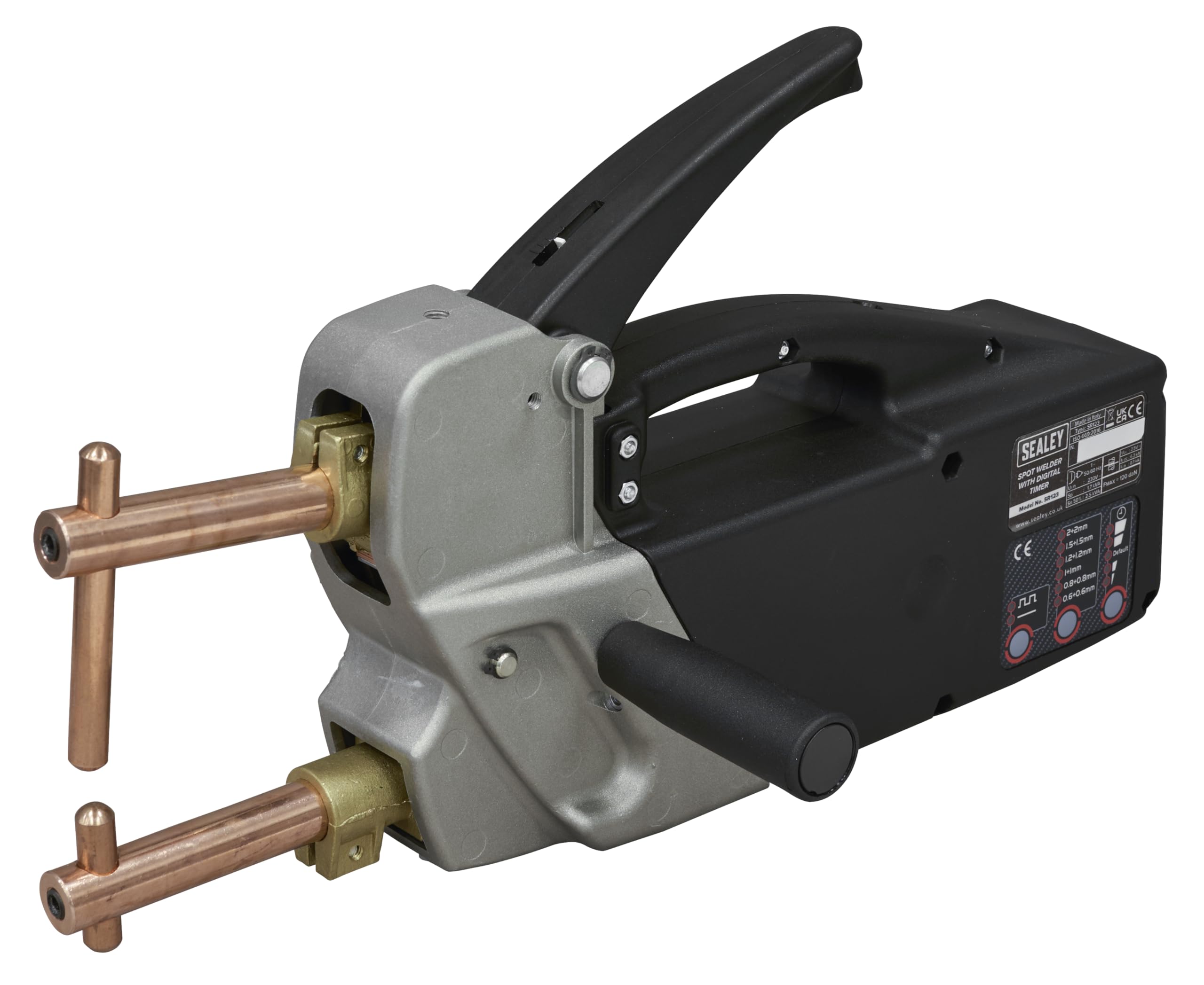 Sealey SR123 Spot Welder with Digital Timer, side view