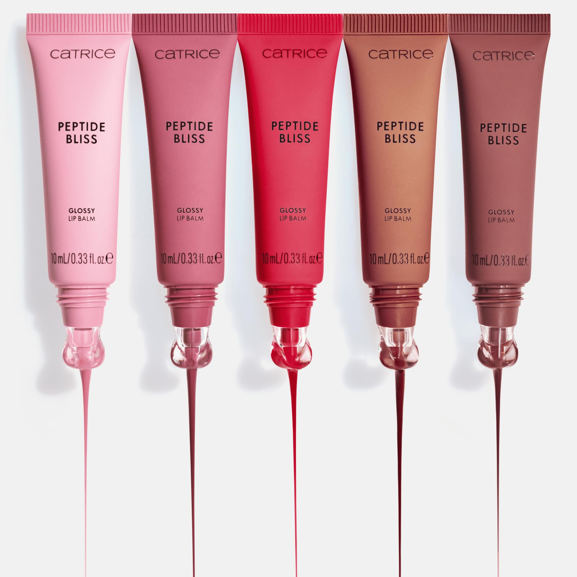 Catrice Lśniący balsam do ust Peptide Bliss Glosyy Lip Balm, nawilżanie, opieka, błyszczący, zroszony (10ml)