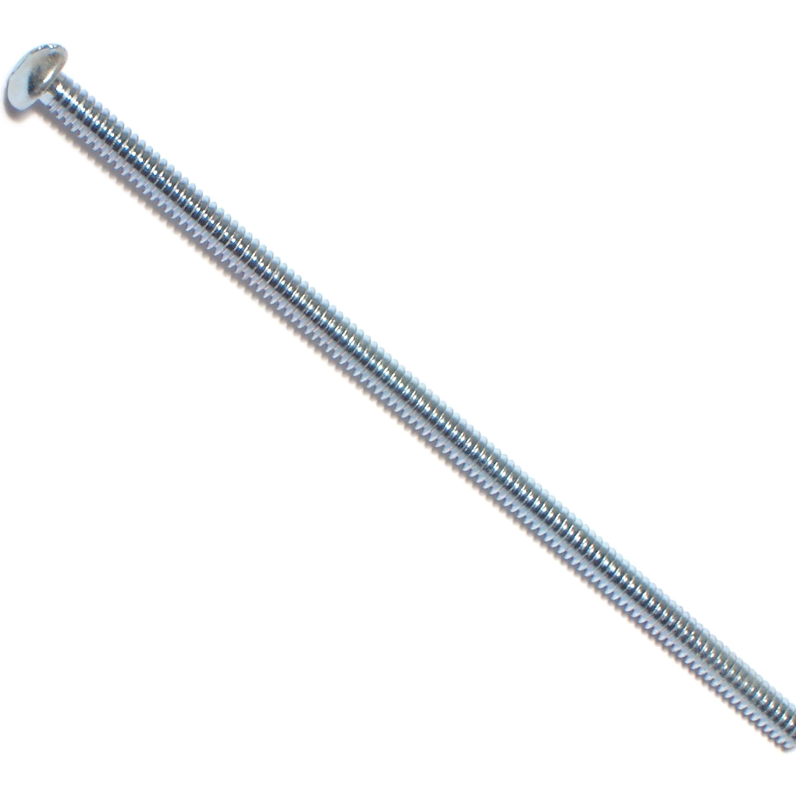 Hard-to-Find Fastener Slotted Round Machine Screws 6-32 x 3-1/2 Steel 15 Pack