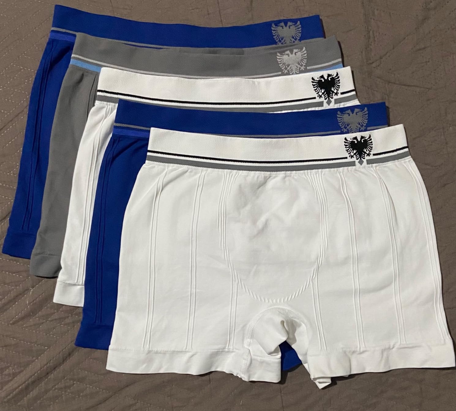 Kit 5 Cuecas Boxer Masculina Cavalera Sem Costura, Poliamida