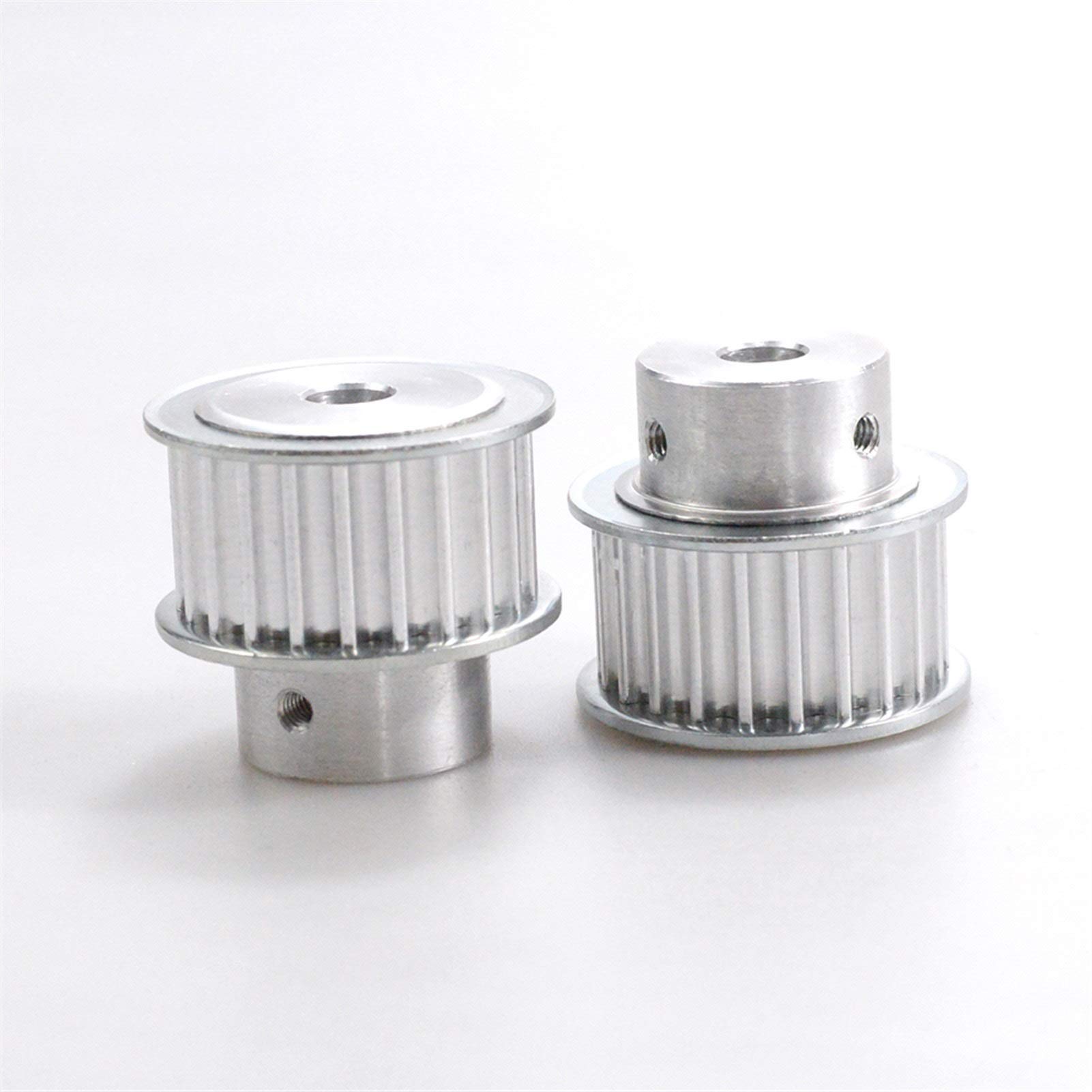 Poulie Synchrone HTD 5M 19 Dents - Alésage 5 à 20mm, Pour Courroie Largeur 15 Ou 20mm, En Aluminium - 4