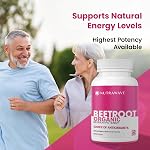 Nutrawave Capsules de Betterave Biologique 1400mg – Booster d'Oxyde Nitrique Haute Puissance pour l'Énergie, la Santé Cardiaque & Cérébrale – 120 Suppléments Végétaliens, Sans OGM Beta Vulgaris – Poudre de Racine de Betterave Crue avec Vitamines & Antioxydants