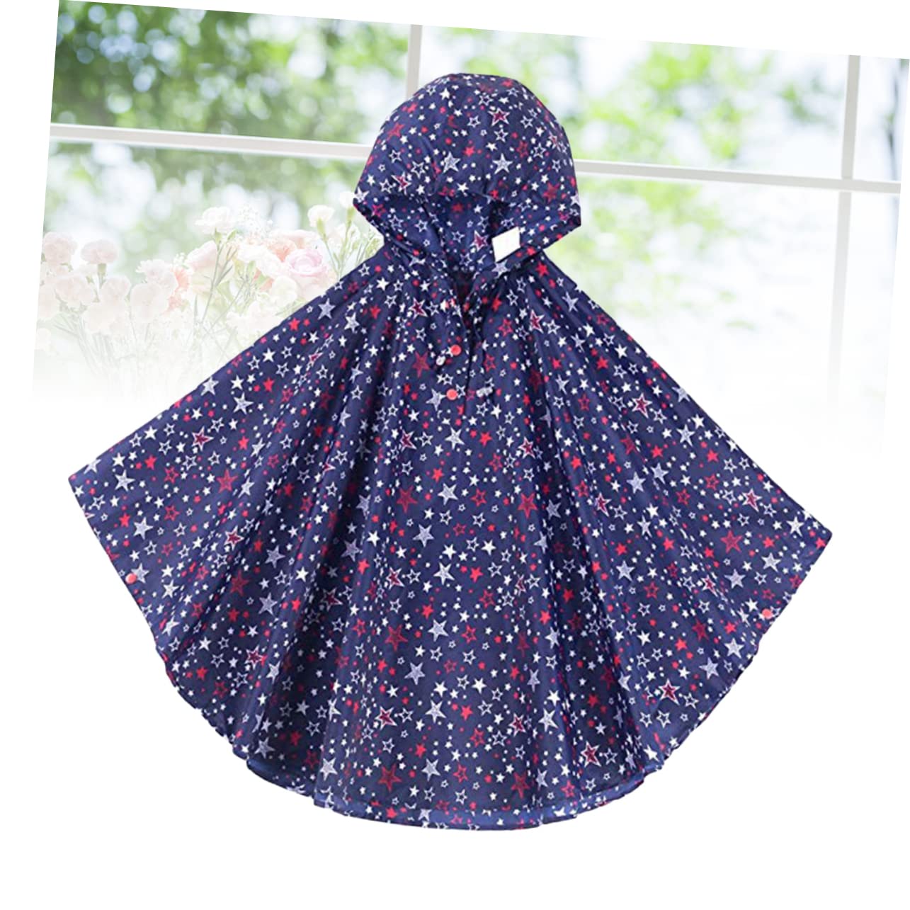 LIFKOME Impermeables Para Niños Pequeños Abrigo De Lluvia Para Niños Poncho De Lluvia Para Niñas Chaqueta De Lluvia Para Niña Ponchos De Lluvia Para Niños Lluvia De Chicas Blue