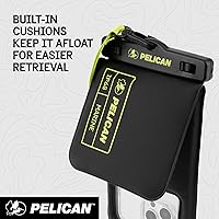 Vista 7 de Pelican Marine - Funda impermeable IP68 para teléfono con bolsillo de almacenamiento (grande) - Funda flotante impermeable para teléfono