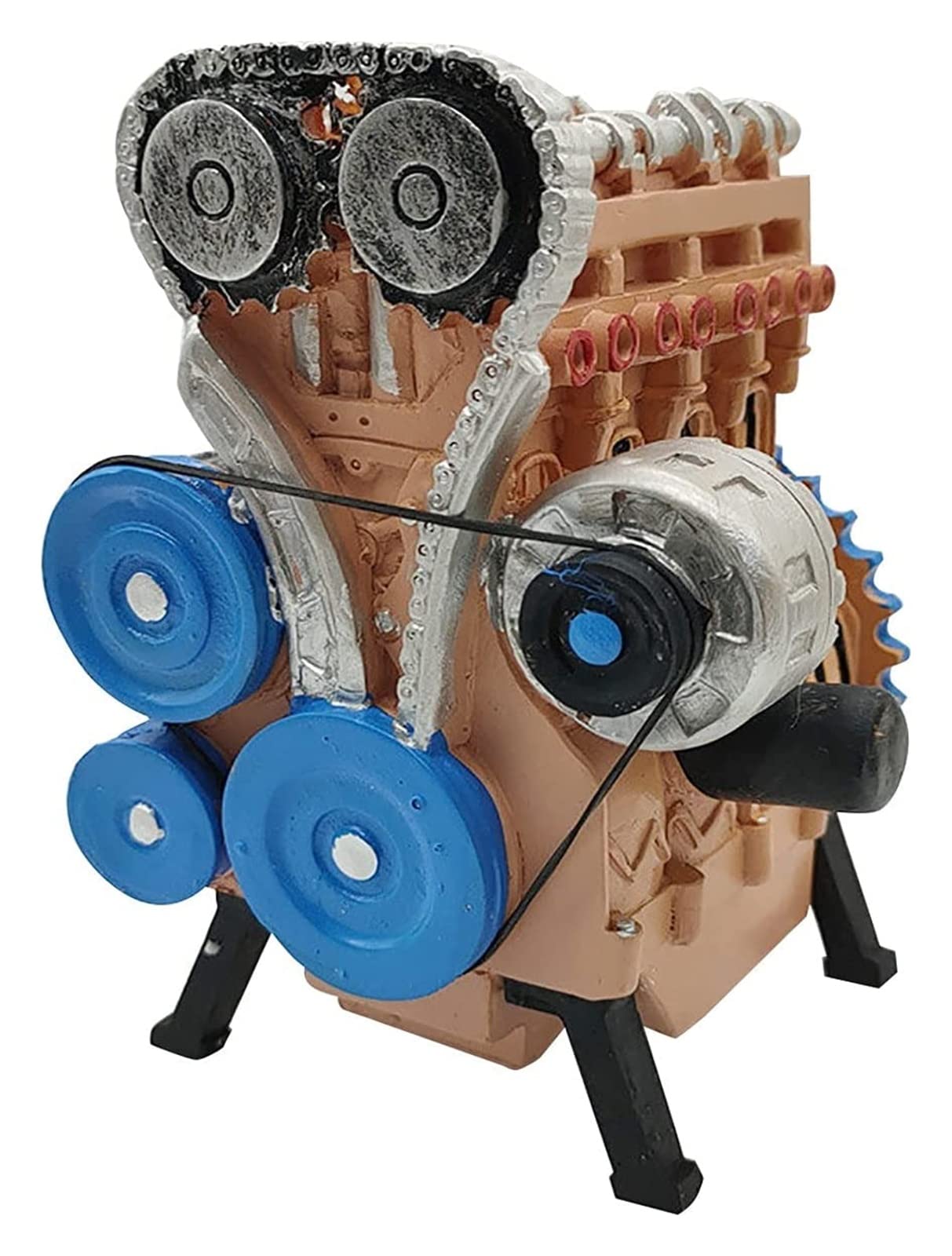 Sculpture Tabletop Mechanical Engine Decoration Resin Inlin Engine Statue Desktop Room Bedroom Decoration Crafts Desktop Statue